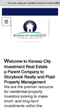 Mobile Screenshot of kansascityinvestmentrealestate.com